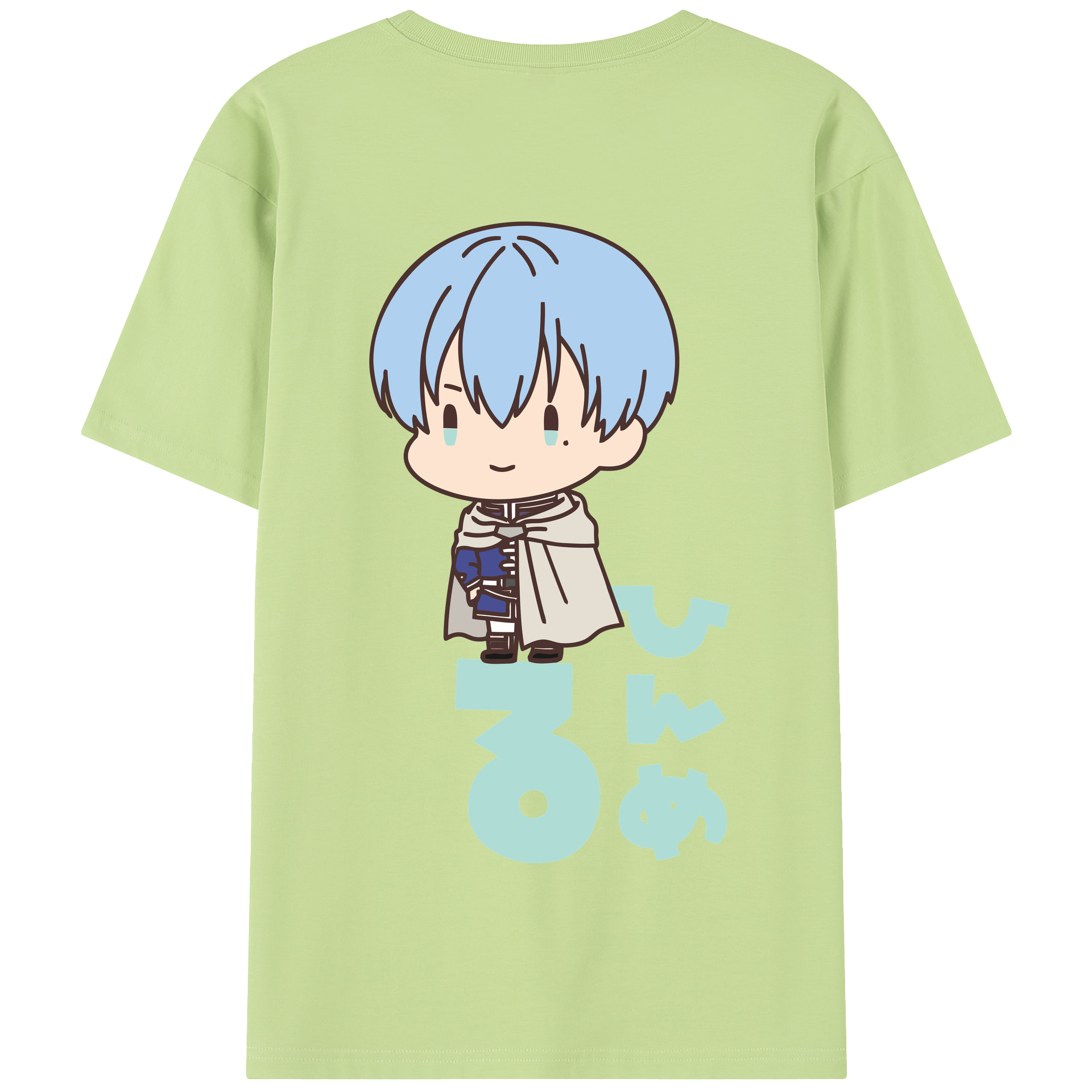 （画像用） 葬送のフリーレン Frieren 綿100％半袖Tシャツ（背面プリント）